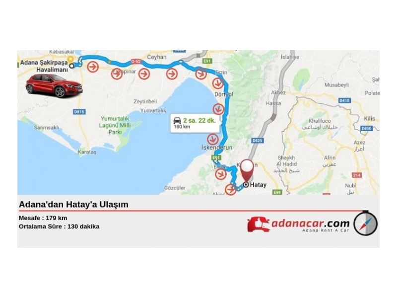 Adana'dan Hatay'a Nasıl Gidilir?