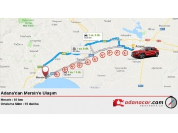 Adana'dan Mersin'e Nasıl Gidilir ?